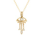 Load image into Gallery viewer, Small Diamond Eye &amp; Dangling Details Necklace
