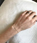 Load image into Gallery viewer, Tiny Curb Chain Single Diamond Bracelet
