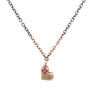 Load image into Gallery viewer, Ruby Four Stone Sweet Heart Necklace
