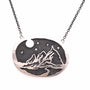 Load image into Gallery viewer, Large Sterling Silver Flatirons Pendant
