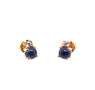 Load image into Gallery viewer, Blue Sapphire and Diamond Earrings
