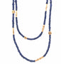 Load image into Gallery viewer, Blue Sapphire Flora Beaded Necklace
