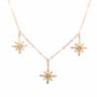 Load image into Gallery viewer, Triple Gratitude Star Diamond Necklace
