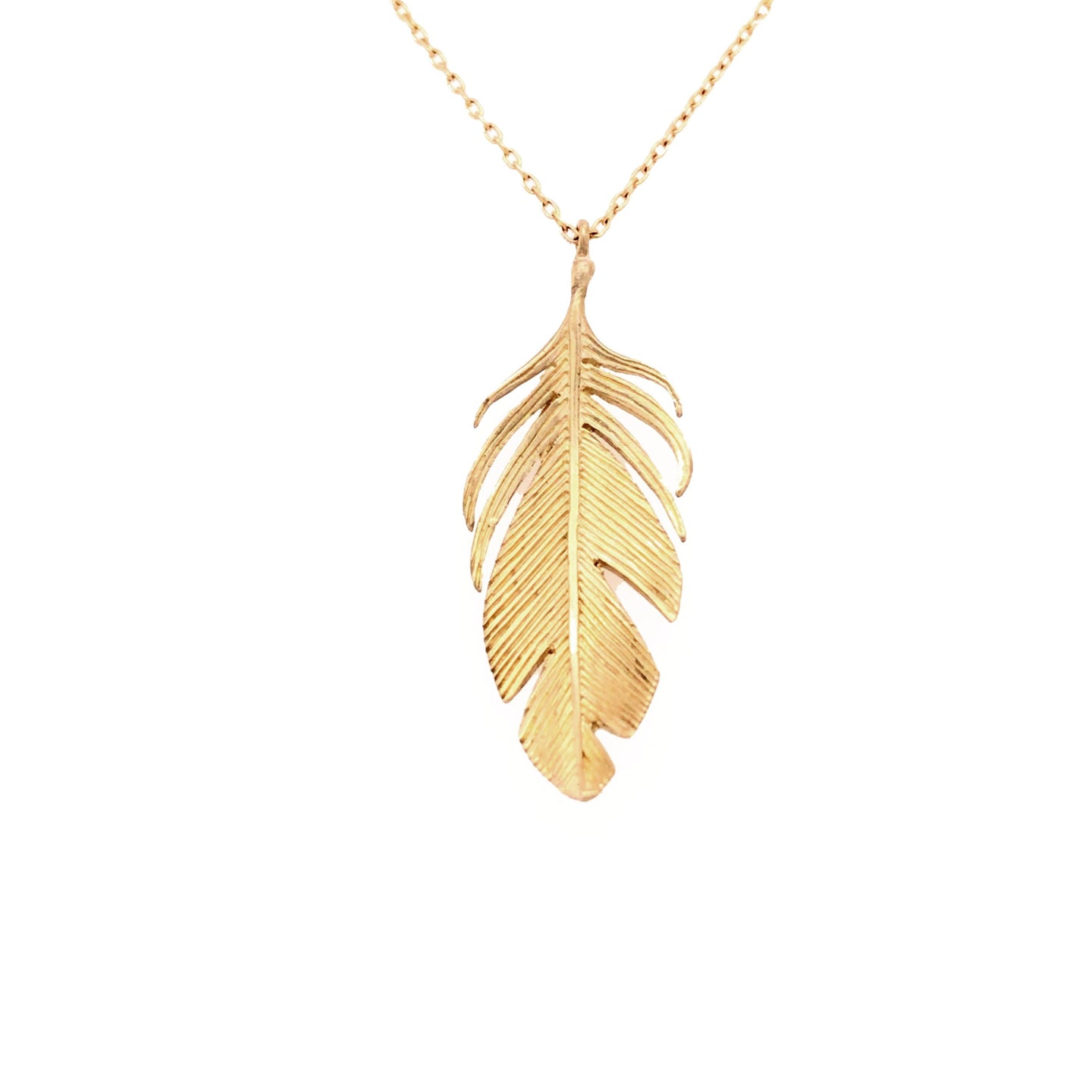 Large Feather Necklace