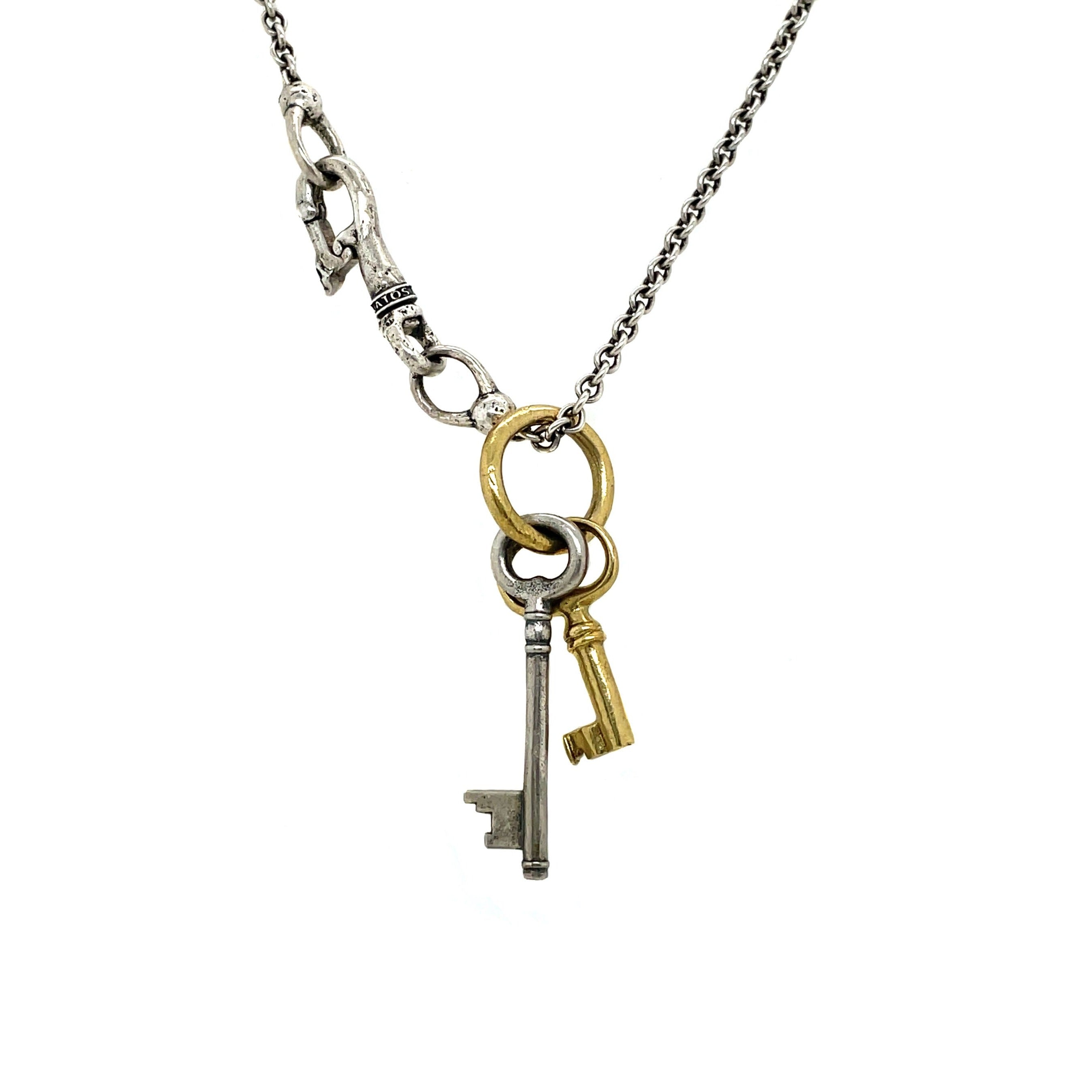 John Varvatos Men's Double Round Chain Necklace – Terma Goods
