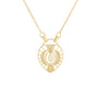 Load image into Gallery viewer, Dream Maker Pear Diamond Moon &amp; Star Heart Necklace
