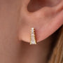 Load image into Gallery viewer, Art Deco Diamond Earrings
