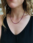 Load image into Gallery viewer, Ruby Flora Bead Necklace
