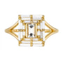 Load image into Gallery viewer, Diamond Baguette Temple Ring
