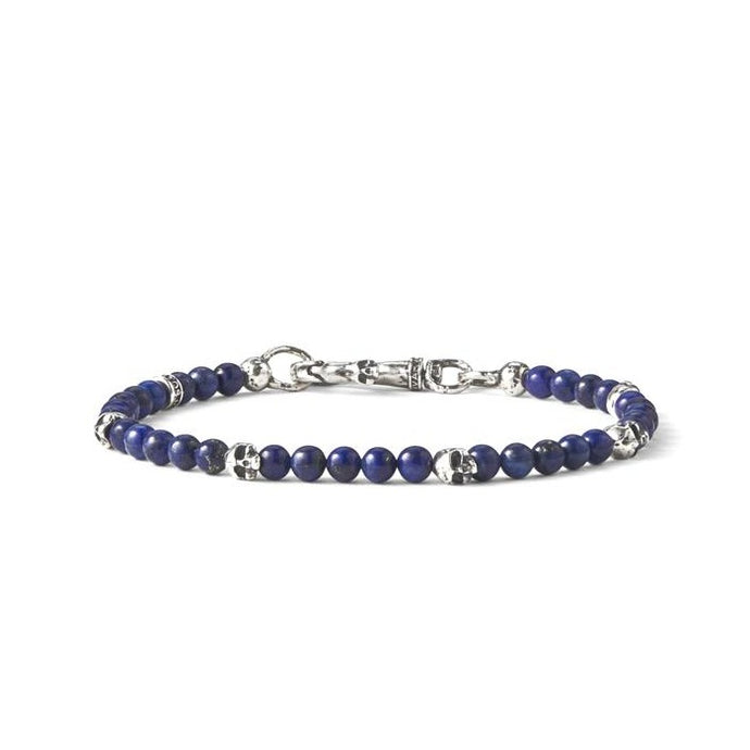 Sterling and Blue Tiger's Eye Bracelet | Art + Soul Gallery