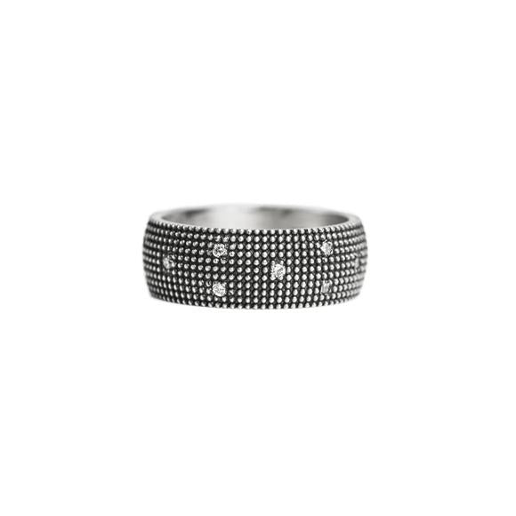 Cay Scattered Diamond Eternity Band