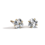 Load image into Gallery viewer, 14K Yellow Gold Cushion Studs
