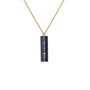 Load image into Gallery viewer, Concave Rectangular Drop Necklace
