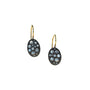 Load image into Gallery viewer, Concave Oval Drop Earrings
