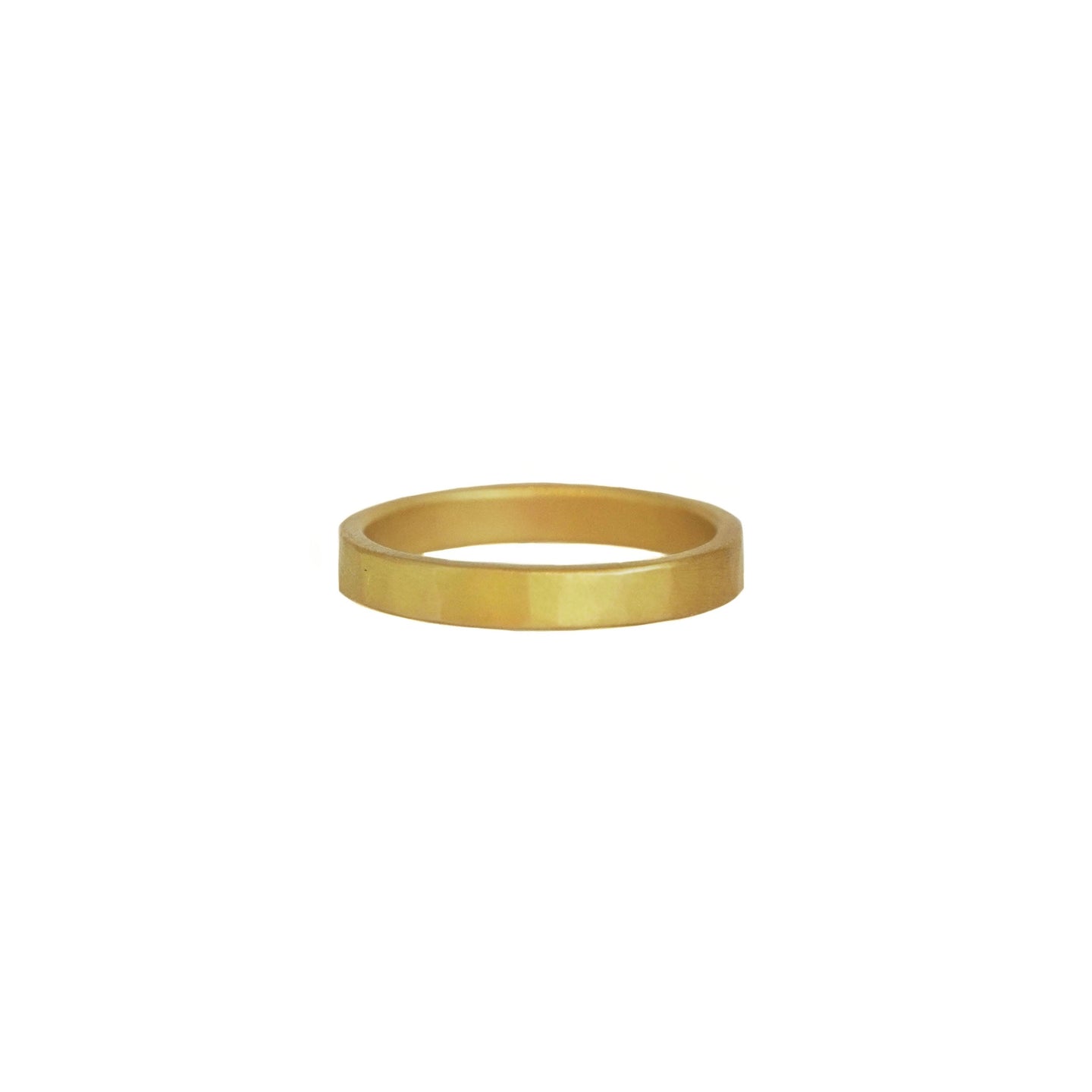 Gold Hammered Band 3mm