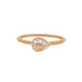 Load image into Gallery viewer, Evergreen Pear Solitaire Ring
