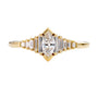Load image into Gallery viewer, Dainty Deco Ring with Marquise Diamond

