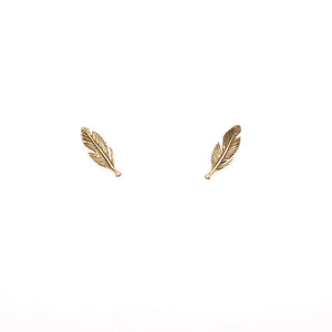 Small Feather Stud Earrings | Art + Soul Gallery
