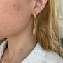 Load image into Gallery viewer, Elegance 18K Yellow Gold Vermeil Link Drop Earrings
