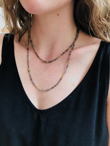 Sapphire 'Flora' Bead Necklace