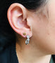 Load image into Gallery viewer, Platinum &quot;Flora&quot; Earrings
