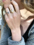 Load image into Gallery viewer, Etched Chevron Band
