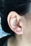 Load image into Gallery viewer, Tiny Trio Diamond Stud Earrings
