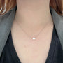 Load image into Gallery viewer, Emerald Cut Floating Diamond Necklace
