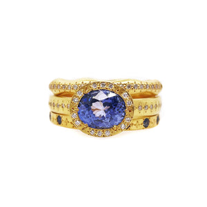 Sapphire Oval Succession Ring