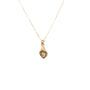 Load image into Gallery viewer, Calla Lily Necklace with Diamond Briolette | Art + Soul Gallery

