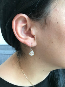 Blue Sapphire and Diamond Seeds of Harmony Earrings