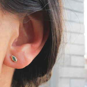 Emerald Bud Earrings