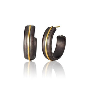 Mae Silver and Gold Hoops | Art + Soul Gallery