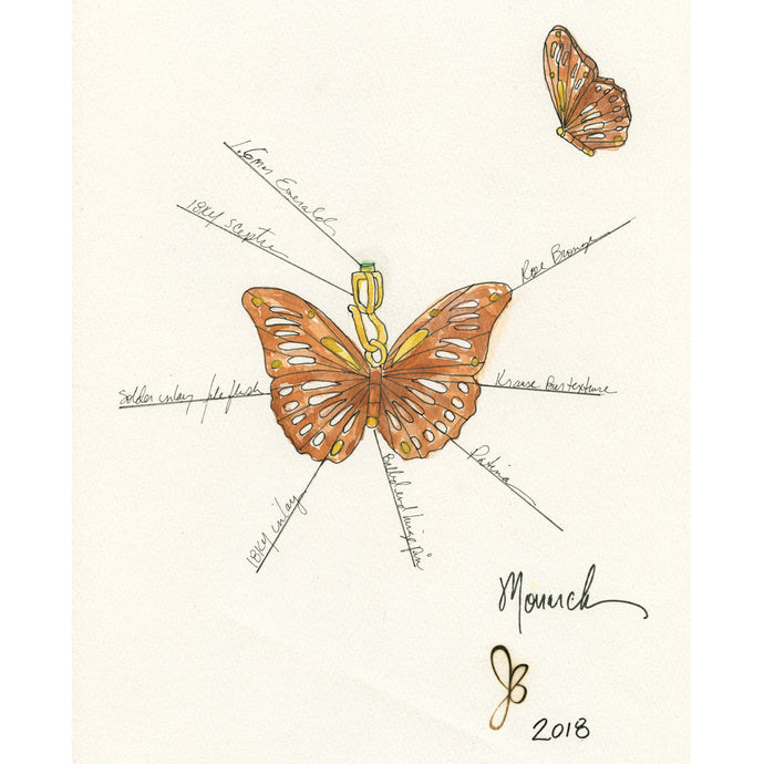 Monarch Butterfly Pendant | Art + Soul Gallery