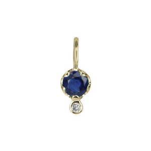 Blue Sapphire Birthstone Amulet