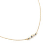 Load image into Gallery viewer, Cascade Diamond and Blue Sapphire Bar Necklace
