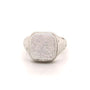 Load image into Gallery viewer, Sterling Silver Distressed Signet Ring | Art + Soul Gallery
