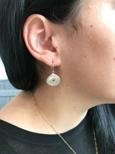 Sapphire Silver Lights Earrings