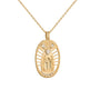 Load image into Gallery viewer, Diamond Scarab Chain Necklace
