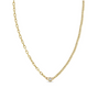 Load image into Gallery viewer, Floating Diamond Mixed XS Curb Chain &amp; Small Square Oval Chain Necklace
