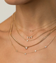 Load image into Gallery viewer, Floating Diamond Mixed XS Curb Chain &amp; Small Square Oval Chain Necklace
