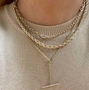 Load image into Gallery viewer, Medium Square Oval Chain with Pavé Diamond Link Necklace

