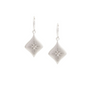 Load image into Gallery viewer, Silver Night Diamond Earrings
