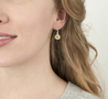 Load image into Gallery viewer, Seeds of Harmony Single Stone Earrings
