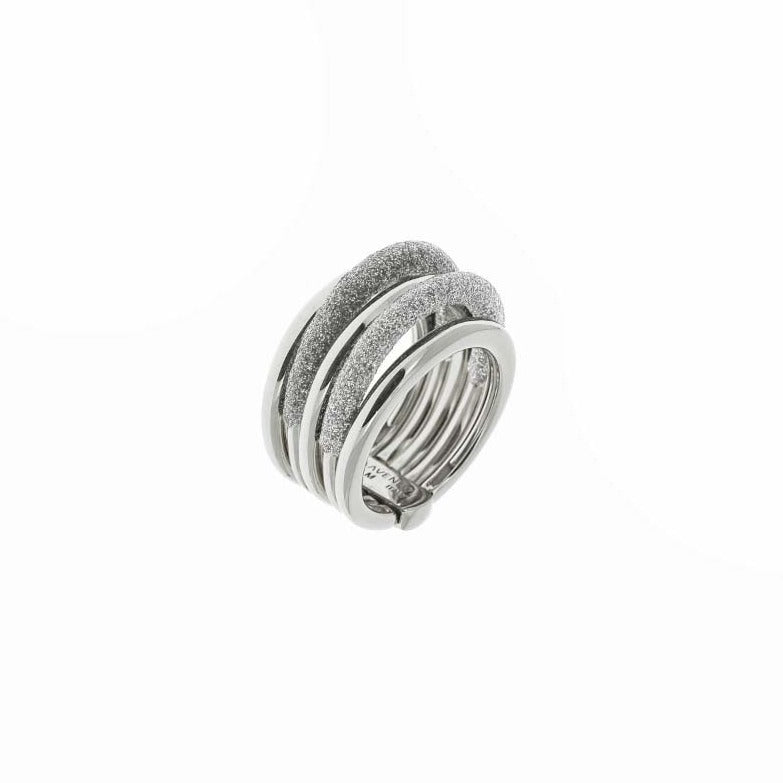 Polvere di Sogni Rhodium Plated Silver Multi Whiskers Ring