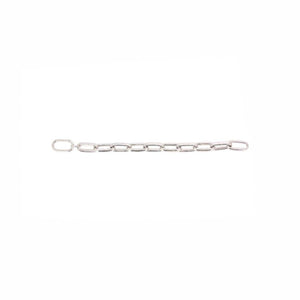 Forever Chic Rhodium Plated Sterling Silver Link Bracelet