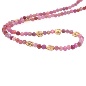 Ruby Flora Bead Necklace | Art + Soul Gallery