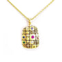 Load image into Gallery viewer, Old Pathways Rainbow Sapphire Pendant | Art + Soul Gallery
