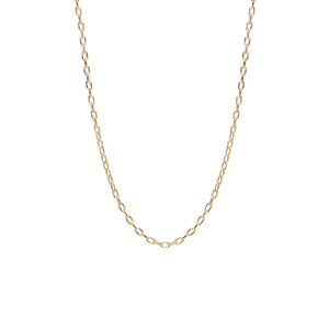 Small Square Oval Link Chain Necklace