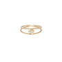 Load image into Gallery viewer, Pear Diamond Double Band Ring
